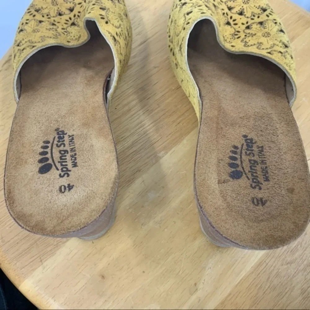 Spring step Bojana Perforated floral print wedge 10/40